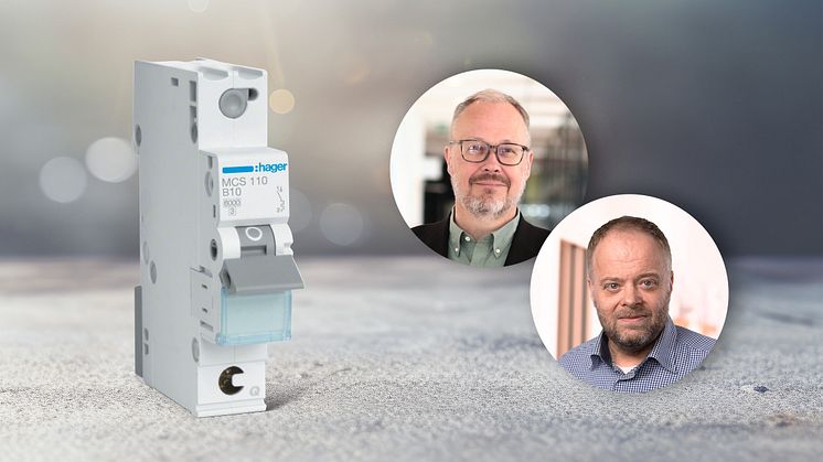 Produkten som tidigare kallades dvärgbrytare byter namn till minibrytare. Joakim Grafström, IEC och Mikael Hylander, Hager.