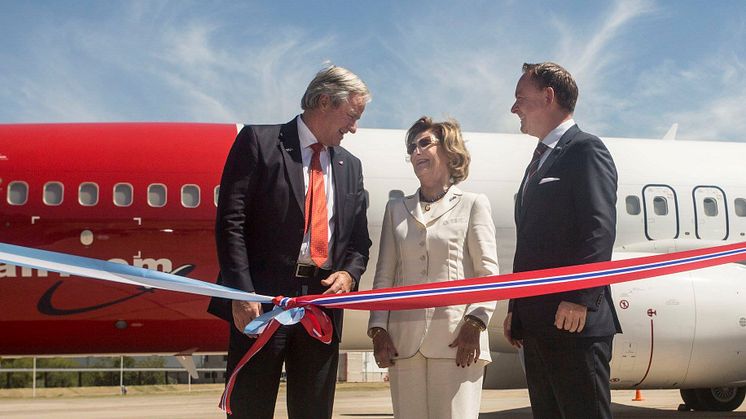 Corte de cinta Norwegian Air Argentina