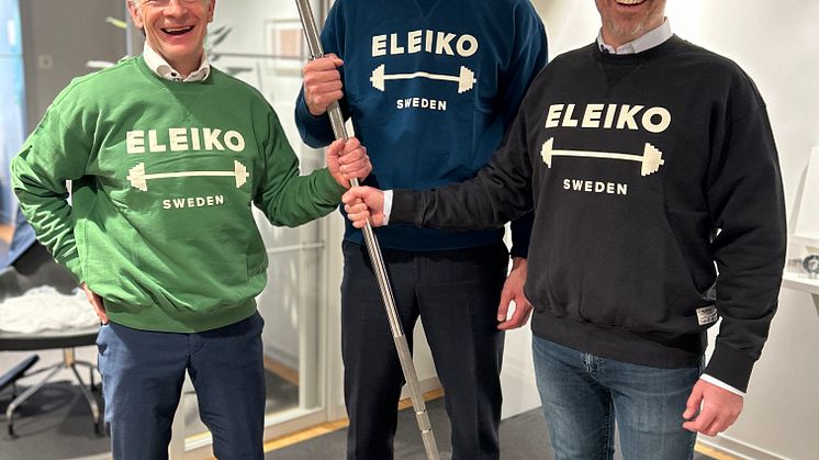 Eleiko och Ovako samarbetar för att skapa hållbar styrketräningsutrustning