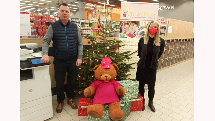 Kaufland in Leipzig-Gohlis erfüllt Bärenherz-Weihnachtswünsche