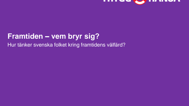Almedalen: Åtta av tio svenskar tror att samhällets kostnader för sjukvården kommer att öka de närmaste 20 åren