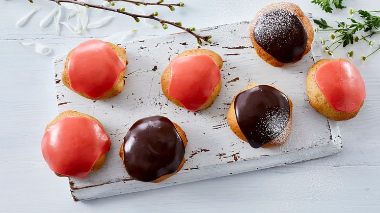 Fastelavnsboller med fuldkornsmel