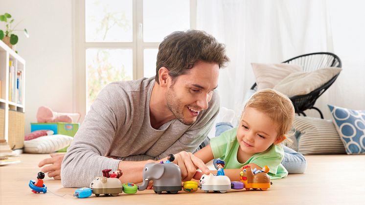 Auf Entdeckungsreise mit dem Schiebetierzug von PLAYMOBIL 1.2.3