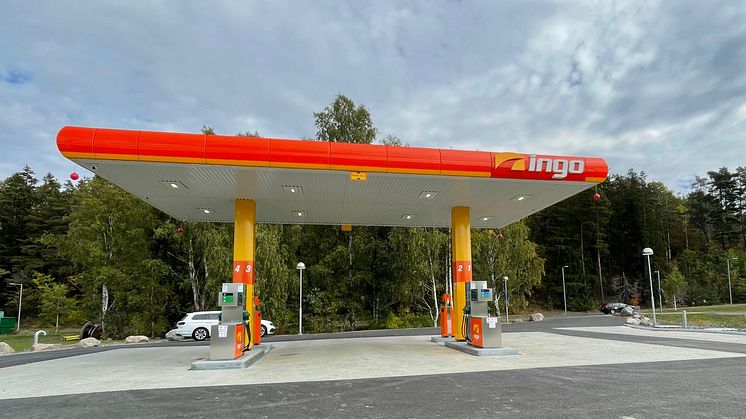 INGO har öppnat en ny automatstation i Åkersberga