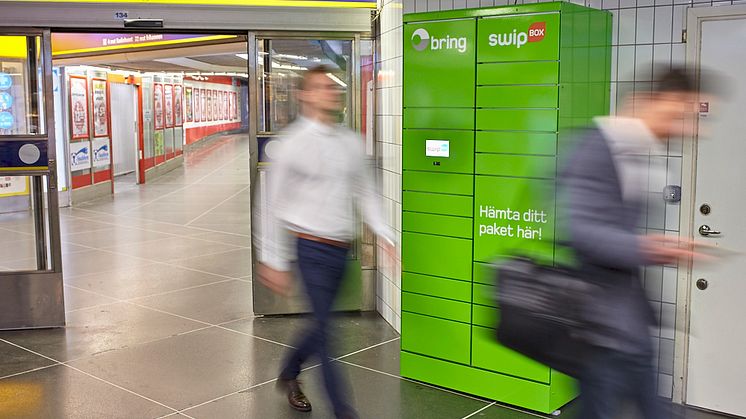 Bring erbjuder paketutlämning via kollektivtrafiken