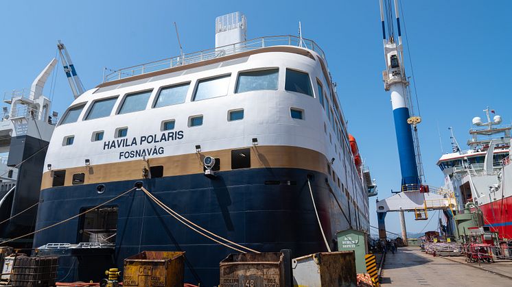 Havila Polaris at Tersan shipyard