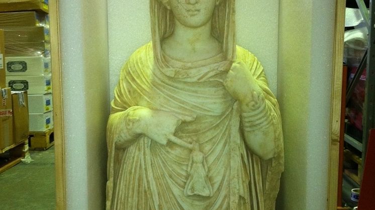 Seized statue depicting the goddess Persephone