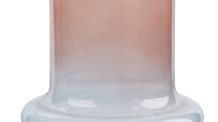 Vase KRIS Ø15xH26cm blå rosa (115 DKK)