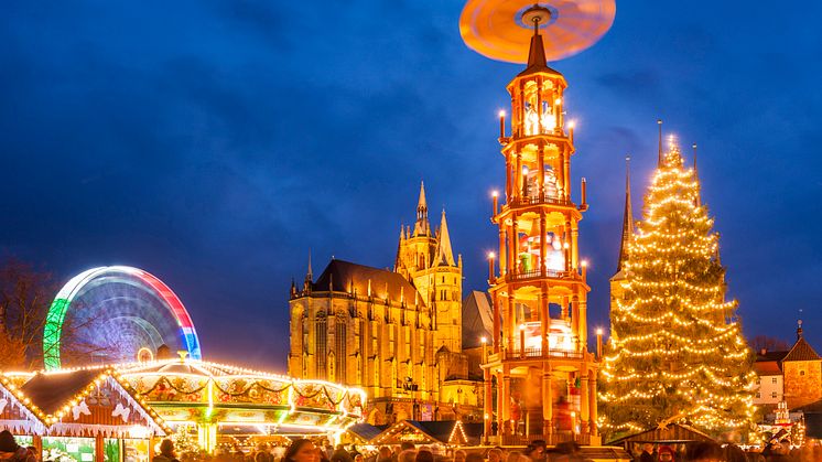 Julemarkedet i Erfurt ©Thüringer Tourismus GmbH/ Martin Kirchner