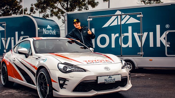 Bodø: Fredric Aasbø skal inspirere elevele. Foto: Nordvik / DroneNord.