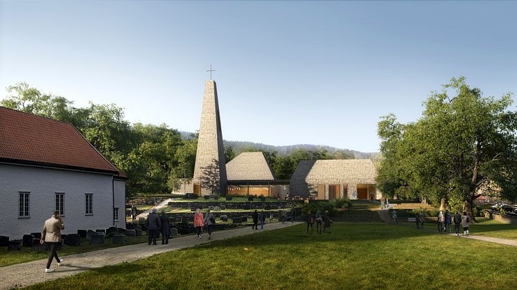 Vennesla kirke arrival