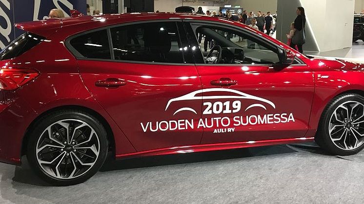 Täysin uusi Ford Focus on Vuoden Auto Suomessa 2019 