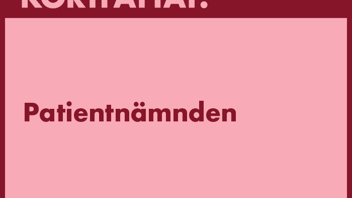 Grafik kortfattat patientnämnden 