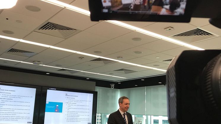 Mark Laudi at Bloomberg for First Time Directors event