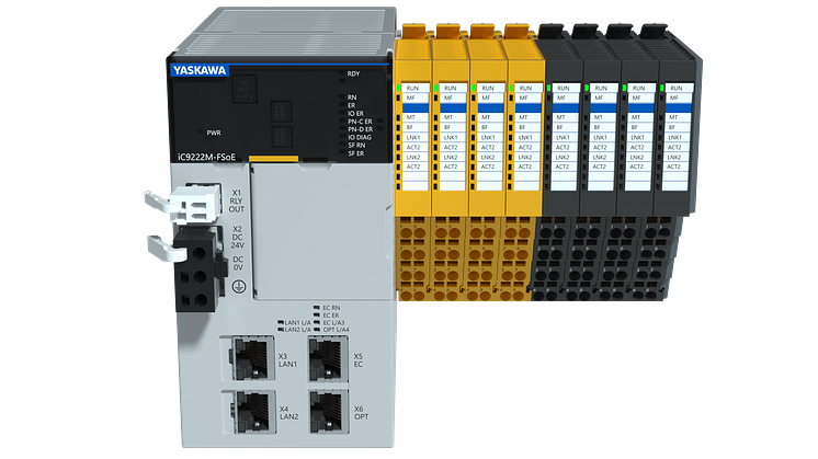 Nya PLC:n ”iCube Control” ingår i ett ekosystem med kompletterande produkter från YASKAWA.