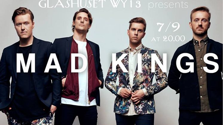 MAD KINGS - live på Glashuset WY13, Fri entré