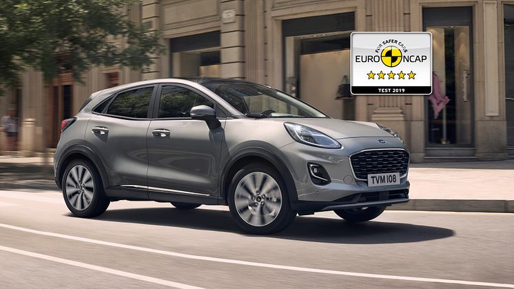 Nye Ford Puma får toppscore i Euro NCAP