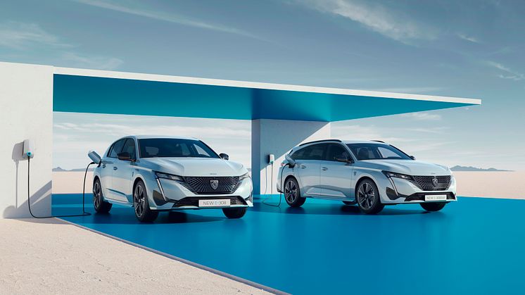 Nya Peugeot e-308 och e-308 SW