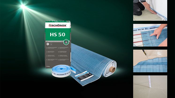 SCHÖNOX introducerar unikt 3D-system med låg bygghöjd och kraftfull bärförmåga