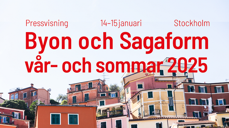 Välkommen på pressvisning av Sagaform, våren och sommarens nyheter 2025