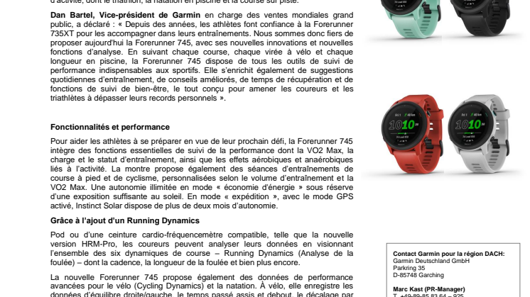 CP Garmin Forerunner 745