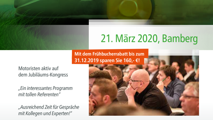 Flyer 10. Motoristen-Kongress