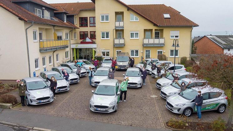 Schutz und Komfort bieten die neuen Fahrzeuge den Mitarbeitenden des ambulanten Pflegedienstes der Hephata soziale Dienste und Einrichtungen gGmbH (hsde).