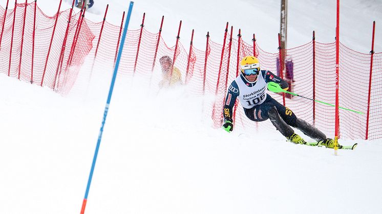 Svenska Skidförbundet alpint och Luleå Tekniska Universitet samarbetar för att skapa möjligheter till dubbla karriärer för elitidrottare. Foto: Lisa Johansson/Ski Team Sweden Alpine