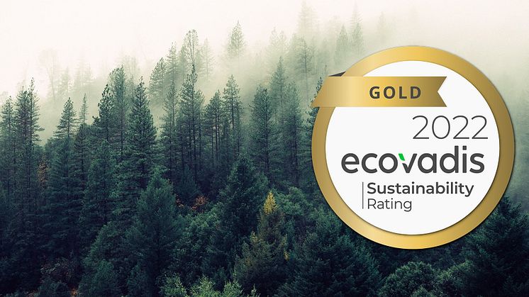 Ecovadis, är världsledande inom hållbarhetsbedömning  av företag och har tilldelat Camfil Svenska AB betyget GULD