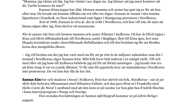 Nordkorea från insidan i höstbok