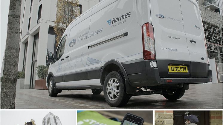 A Ford és a Hermes futárszolgálat közös projektben teszteli a csomagkiszállítás felgyorsítását