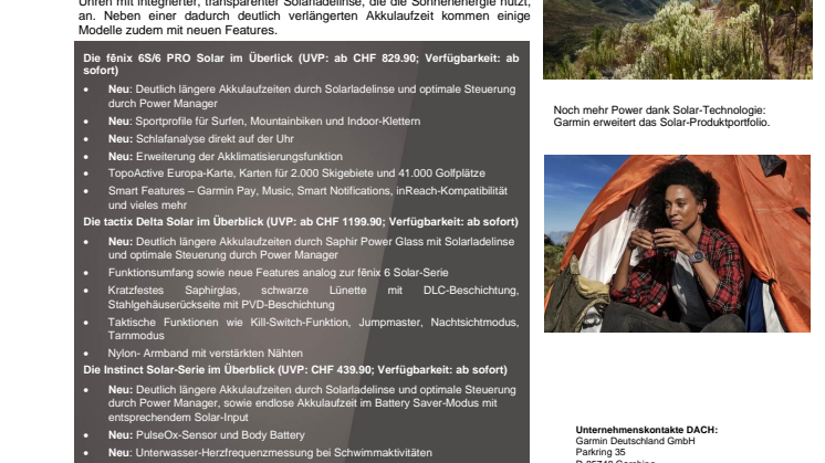 PM Garmin Erweiterung Solar-Serie