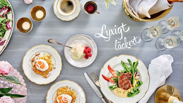 inlagebild härliga helg lyxigt vackert