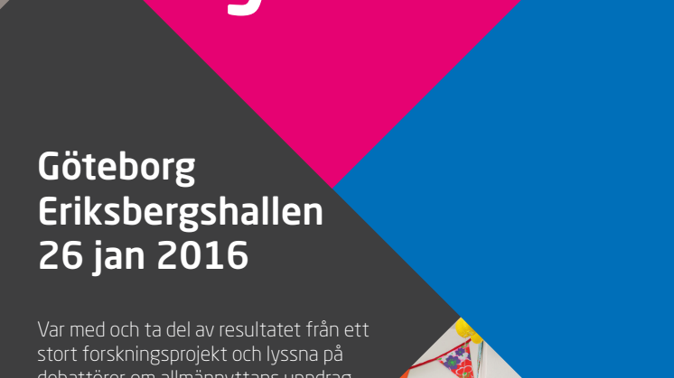 Konferensprogram: Nyttan med allmännyttan