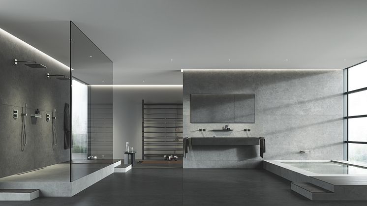 GROHE_Allure_full bathroom_Hard Graphite_Mood 2