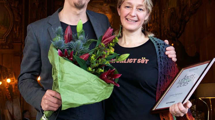 ​Svenska Bins projektledare fick priset Årets Matvän 2015