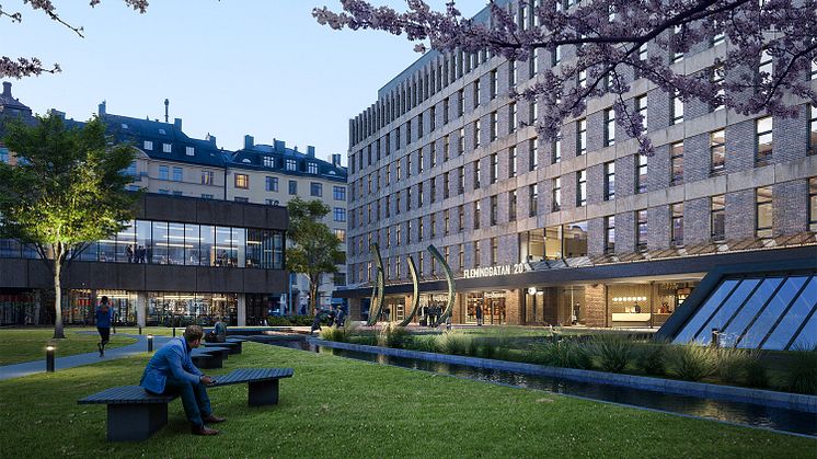 Den första kontorsuthyrningen på Fleminggatan 20 undertecknad