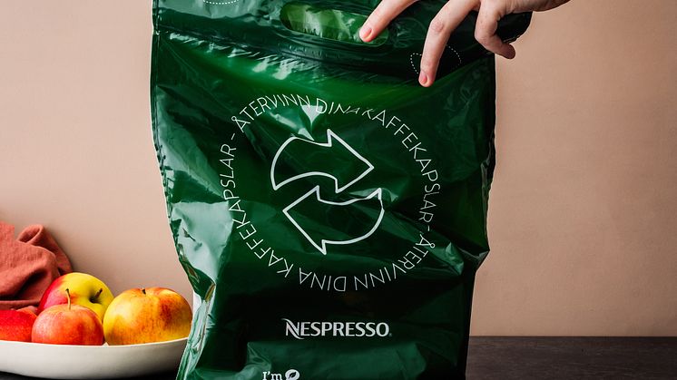 Nespresso x Bower recycling bag
