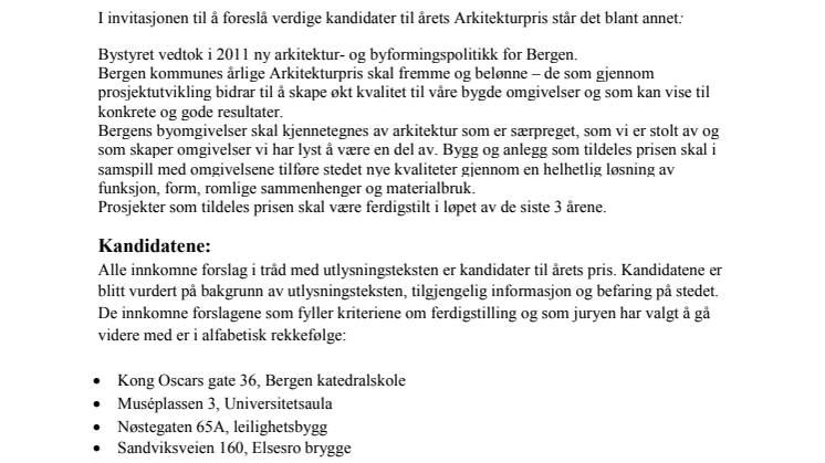 Hedrende omtale til LINK arkitektur prosjekt  Elsesro Brygge