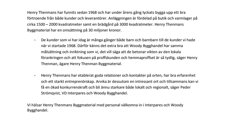 Woody Bygghandel får ny anläggning i Arvika