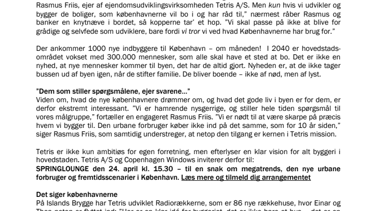 Hvordan vil du bo i fremtiden?