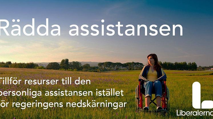 Liberalerna anordnar manifestation med brukarorganisationer mot nedskärningar i assistansen