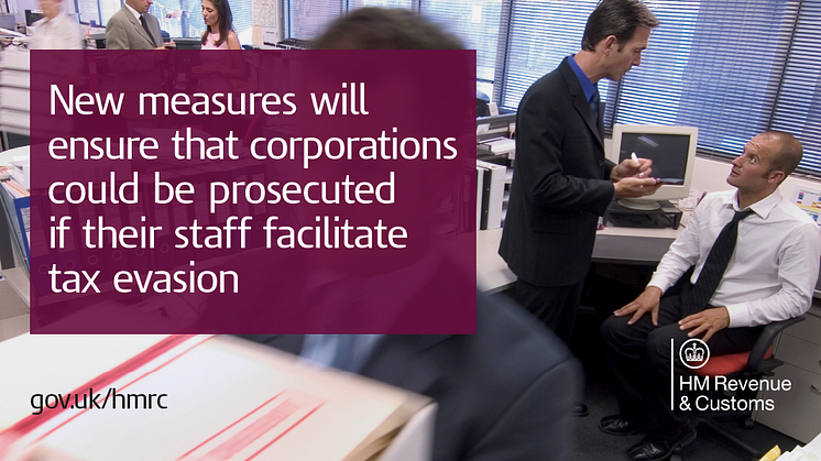 Stop facilitating tax evasion or face criminal prosecution, HMRC tells corporations