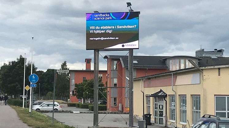 Ljusstarka LED-skärmar till Sandbacka Park
