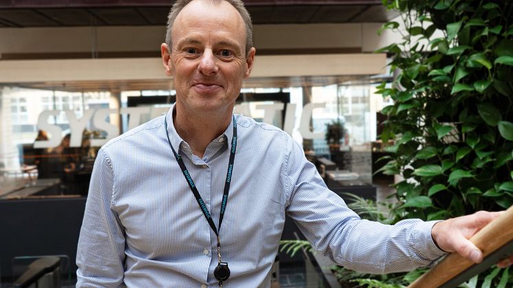 Jens Christian Holst på Systematics hovedkontor i Aarhus