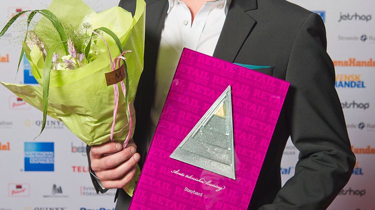 Vinnare Årets tekniska lösning, Retail Awards 2012, Stayhard