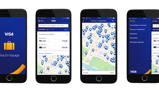Visa propose de nouveaux services sur son appli « Visa En Voyage » 