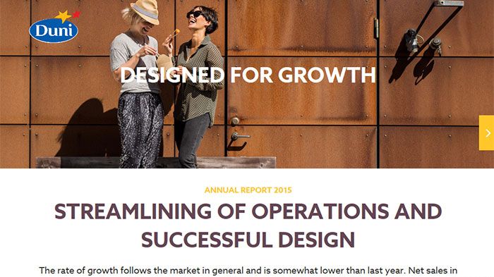 Duni's 2015 Annual Report now available online