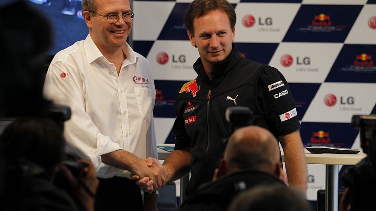 LG and Red Bull Racing