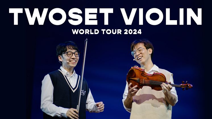 TwoSet Violin till Sverige i vår!